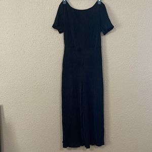 French Connection Lace-Back Cropped Jumpsuit-XS